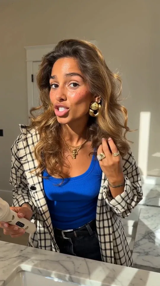 The finished look