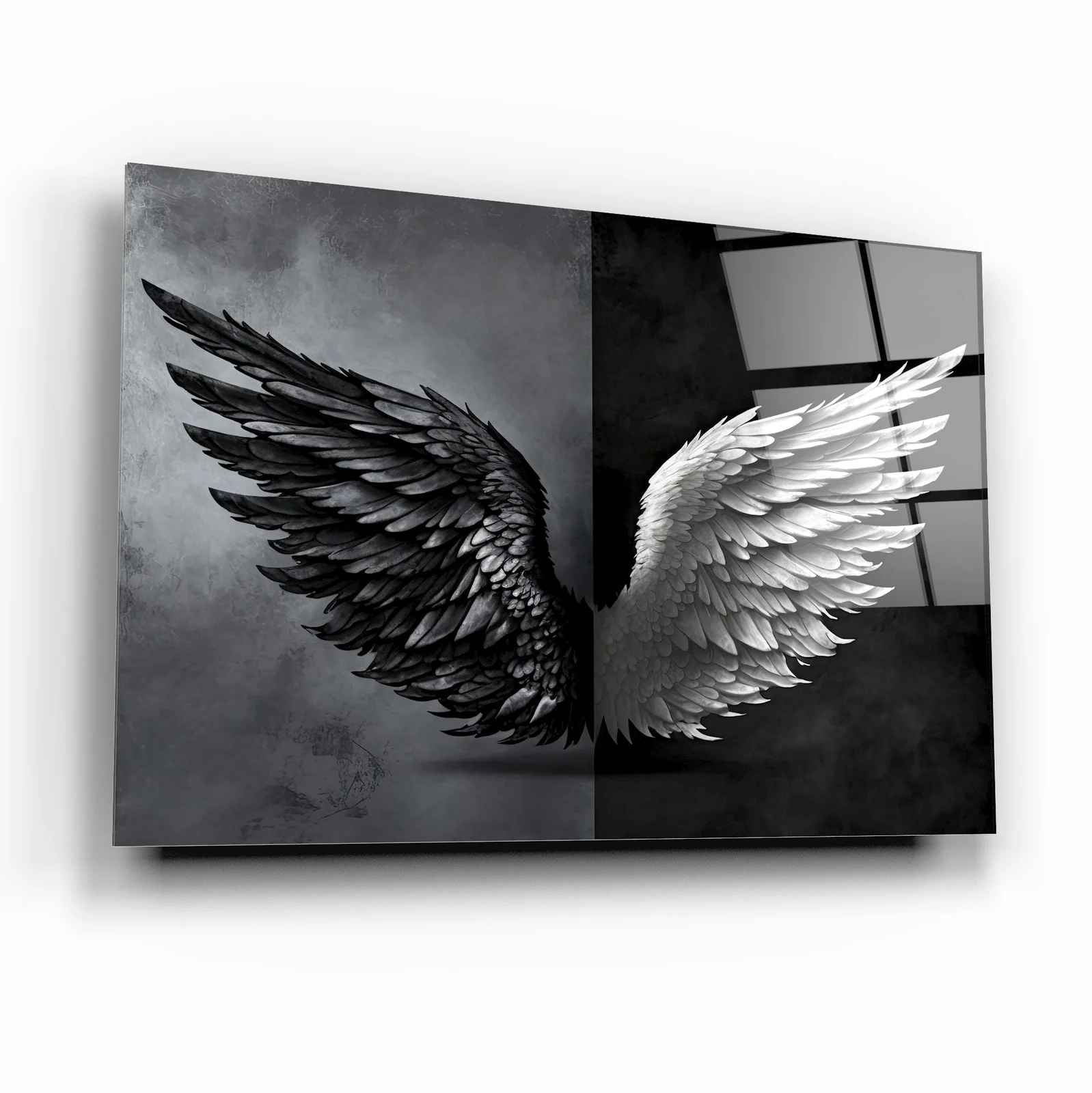 Monochrome Horse Portrait Tempered Glass Wall Art, primary product view, model GA3012