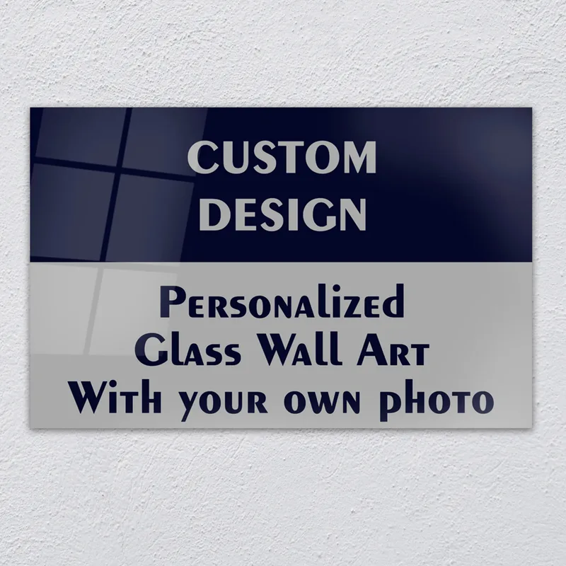 Custom Photo Glass Wall Art