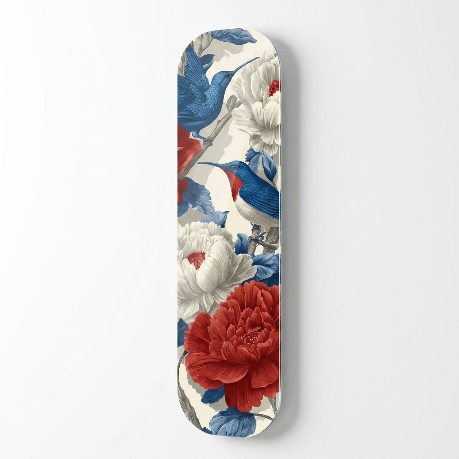 Skate Board Shape - Glass Wall Art